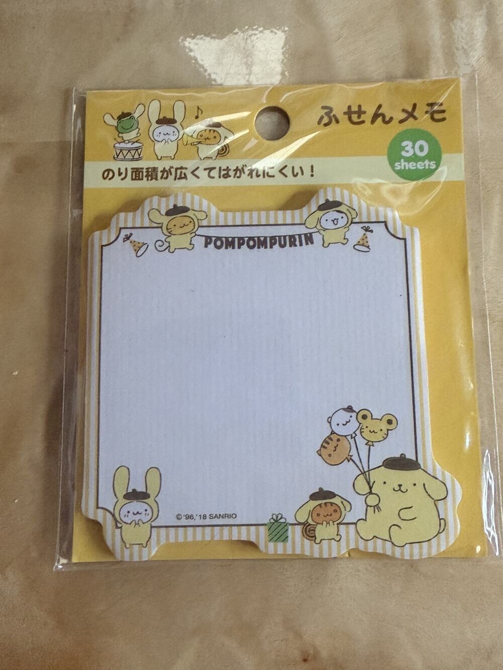 #POM-452 Pompom Licensed Sticky Notes 30 Ct